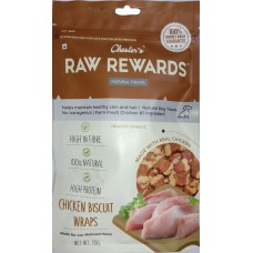 Chester Raw Rewards Dog Treats Chicken Biscuit Wraps 70 Gm